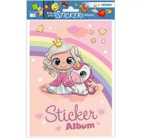 Herma lipdukų albumas vaikams Princesė Sweetie A5