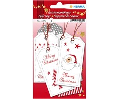 Herma WEIHN. Kalėdinė dovanų etiketė XMAS