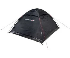 Keturių asmenų juoda palapinė High Peak Monodome XL