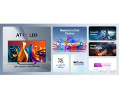 Televizorius Hisense 55A7NQ | 55 | Smart TV | VIDAA | UHD | Juodas