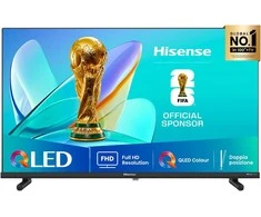 „HISENSE 32A5Q“ 32 colių QLED „FullHD“ vaizdo kokybės televizorius su „OS“ 60 Hz „Dolby Atmos“ vaizdo kokybe.