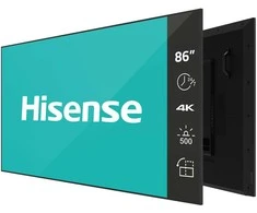 Monitorius Technologia Dotyku Hisense 86 col. 4K UHD IPS Digital Signage Ekranas - 24/7 Operation