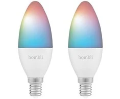 Avanca International BV Hombli smarte Glühbirne, 4,5W, E14, RGB, CCT, 1+1 reklaminis paketas
