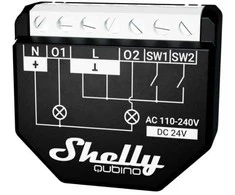 Shelly Qubino Wave 2PM Z-Wave 2 kanalų relė