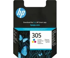 HP 305 trispalvė originali rašalo kasetė