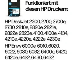 HP 305 trispalvė originali rašalo kasetė