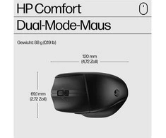 Klaviatūra ir pelė Kit HP 685 Comfort Dual-Mode, Multi-Device, 23 Programmable Keys