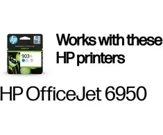 HP 903XL original Ink cartridge T6M03AE BGX Cyan High Yield 825 Pages