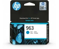 HP 963 Cyan Original Ink Cartridge