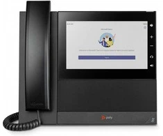 Hewlett Packard (HP) „Poly CCX 600“ verslo medijos telefonas, skirtas „Microsoft Teams“ ir palaikantis „PoE“