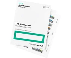 Hewlett Packard (HP) HPE LTO-8 Q2015A Ultrium brūkšninių kodų etikečių pakuotė (x100) - segiklio kasetė