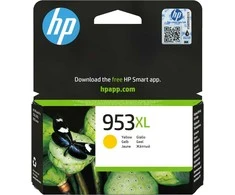 Hewlett Packard (HP) HP 953XL didelės talpos „Geltona“ originali rašalo kasetė, blisterinė pakuotė