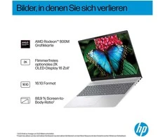 Nešiojamas kompiuteris HP OmniBook 5 Next Gen AI 16" 2K Ryzen AI 5 330 16GB/512GB SSD Windows 11 Home - 16-ag1453ng