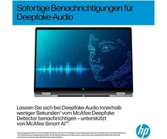 Nešiojamas kompiuteris Computer HP OmniBook X Flip 14-fm0455ng Next Gen AI CU7, 14-inch 3K Touch, 16GB RAM, 1TB SSD, Windows 11 Home, German Keyboard