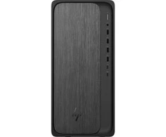 Nešiojamas kompiuteris HP OmniDesk AI M03-0450ng stacionarus kompiuteris su Core Ultra 5 225 16 GB / 512 GB SSD, „Windows 11“, pilkos medienos spalvos