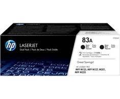 HP 83A - 2er-Pack - Juodas - original - LaserJet - Tonerpatrone (CF283AD) - fr LaserJet Pro M201, M202, MFP M125, MFP M127, MFP M225