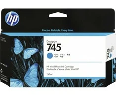 Tusz HP 745 - Cyan - Original - DesignJet - Rašalo kasetė (F9J97A)