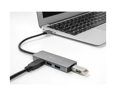HUB USB Delock DeLOCK 63171 Korpusai ir mazgai USB 3.2 Gen 1 (3.1 Gen 1) Tipas-A 5000 Mbit / s Pilkas