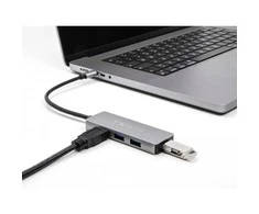 HUB USB Delock DeLOCK 63173 huby i koncentratory USB 3.2 Gen 1 (3.1 Gen 1) Type-C 5000 Mbit/s Juodas