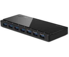 HUB 7Port TP-Link UH700 SuperSpeed 5Gbit/s aktiv mit įkroviklis Juodas