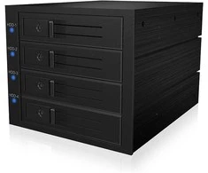 ICY BOX Backplane, 4x SAS/SATA 3,5" HDD in 3x 5,25", trägerlos, EasySwap