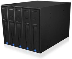 ICY BOX Backplane, 5x SATA 3,5" HDD für 3x 5,25" Schacht, Hot Swap, trägerlos