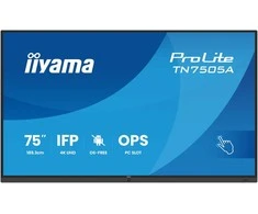 Monitorius Iiyama TN7505A-B1AG 75IN UHD - IR 40P TOUCH AG WITH NO-OS