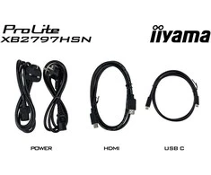 „iiyama XB2797HSN-B1 ProLite“ 27 colių „Full HD IPS“ USB-C prijungimo LAN monitorius