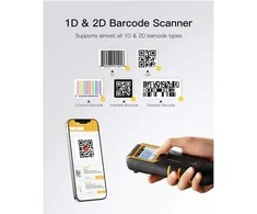 Skeneris inateck Barcodescanner 47 juodas [BCST-47_black]