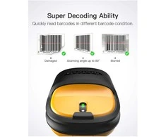 Skeneris inateck Barcodescanner P6 yellow [BCST-P6_yellow]