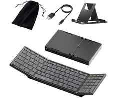 Inateck N0135_BLACK klaviatūra Dom/Biuro Bluetooth Juodas