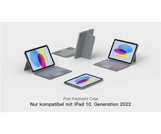inateck Klaviatūra iPad 11 iPad 10th Gen. Com. QWERTZ pilka