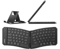 Inateck N0131_black klaviatūra Dom/Biuro Bluetooth Juodas