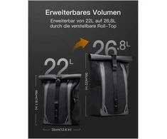 inateck Notebook-Rucksack 15,6" BP01009 juodas 22-26,8L