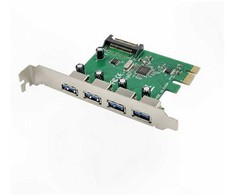 Kontroler Inateck USB 3.0 Karta PCIe 4 złącz 15 pin SATA