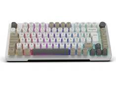 Carruzzo Inca IKG-455 klaviatūra Žaidimams USB + RF belaidė + Bluetooth QWERTY Vokiečių Balta