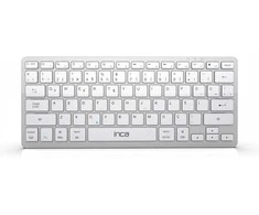 INCA Klaviatūra IBK-565BT BT 5.0, Smart, Akku 150Std, 8-10m sidabrinis