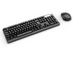 Carruzzo Inca IWS-549U Klaviatūra ir pelė įskaityta Biuras RF belaidis + USB Juoda