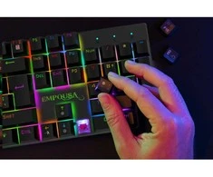 Carruzzo Inca IKG-443 klaviatūra Žaidimams USB Juoda