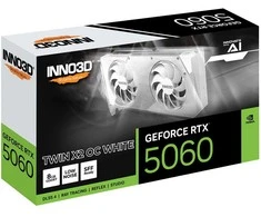 Vaizdo plokštė INNO3D GeForce RTX 5060 Twin X2 OC NVIDIA 8 GB GDDR7