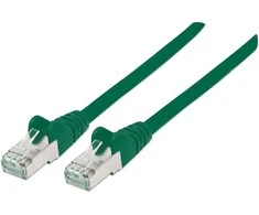 INTELLINET LSOH tinklo kabelis, Cat6, SFTP RJ45 vyriškas / RJ45 vyriškas, 1,0 m (3 pėdos), Žalias, 735322