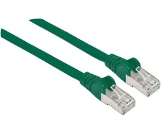 INTELLINET LSOH tinklo kabelis, Cat6, SFTP RJ45 vyriškas / RJ45 vyriškas, 1,0 m (3 pėdos), Žalias, 735322