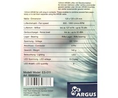 „Inter-Tech Argus ES-011“ ventiliatorius (88885647)