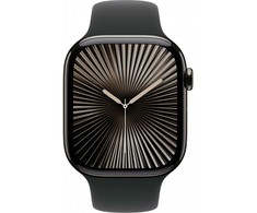Išmanusis laikrodis Apple Watch 10 GPS + Cellular 46mm Slate Titanium S/M Juodas (MWYD3QF/A)