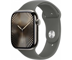 Išmanusis laikrodis Apple Watch 10 GPS + Cellular 46mm Natural Titanium S/M Gray (MWY93QF/A)