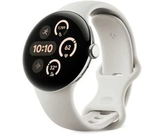 Google Pixel Watch 3 (45mm). Active Band. Porcelain. Large