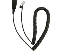 Ausinės Jabra Anschlusskabel QD auf RJ10 - spiral skirta Lucent &amp; Cisco