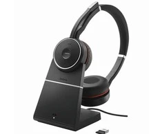 Ausinės JABRA Evolve 75+ UC Stereo, Bluetooth 4.2, 18 valandų veikimo laikas, juodos / JABRA-404 / 7599-838-199