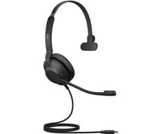 Ausinės Jabra Evolve2 30 SE USB-C UC Mono minkštas maišelis