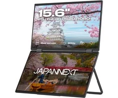 JAPANNEXT 39,6cm JN-DMD-IPS156F Dual-Monitorius M-Touch FHD
